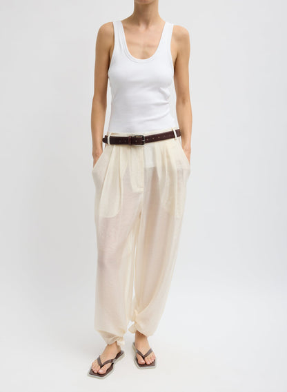 Summer Voile Stella Pant With Slit Detail | Tibi Discount