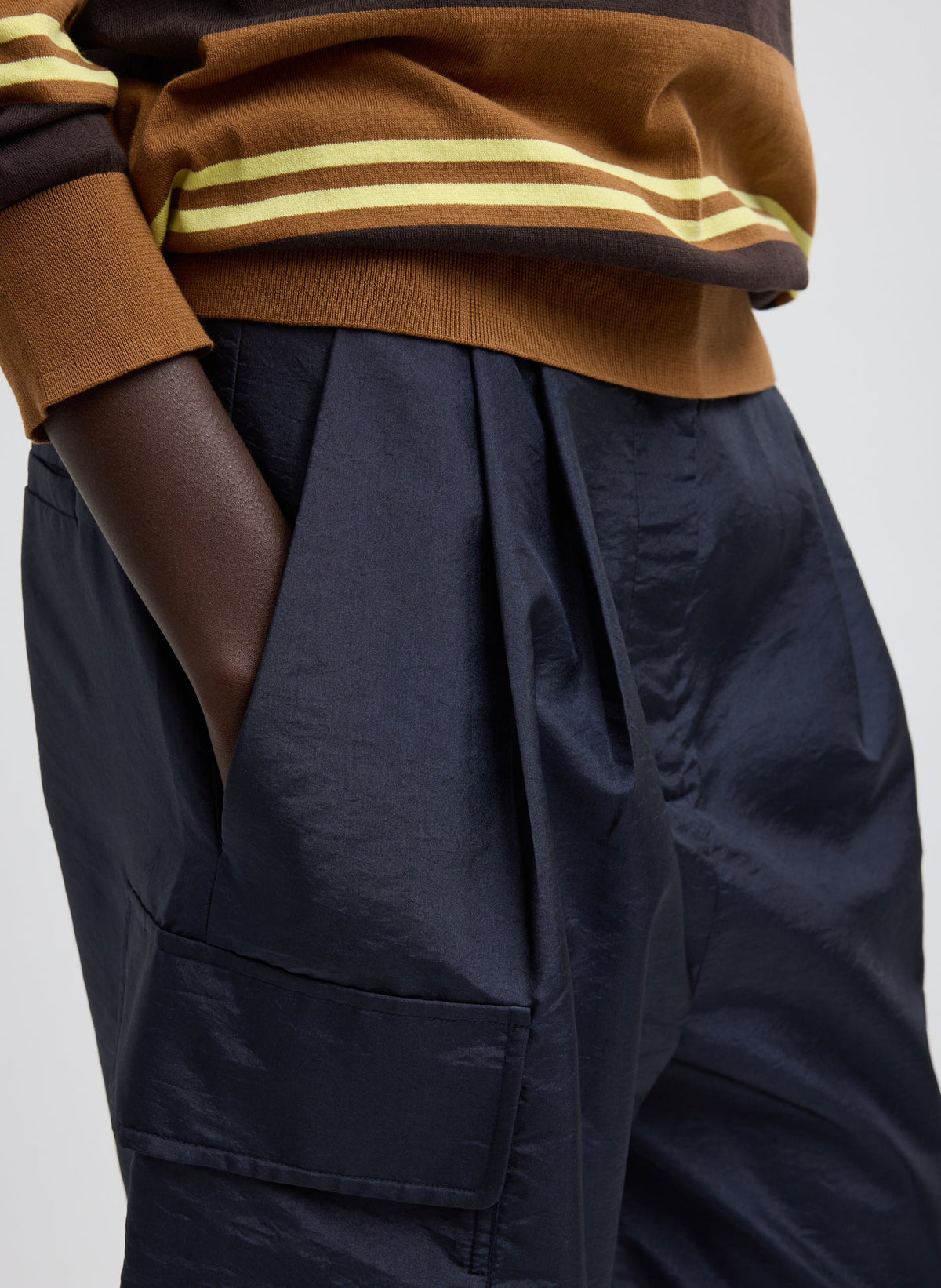 Crispy Nylon Stella Short | Tibi Top Pick
