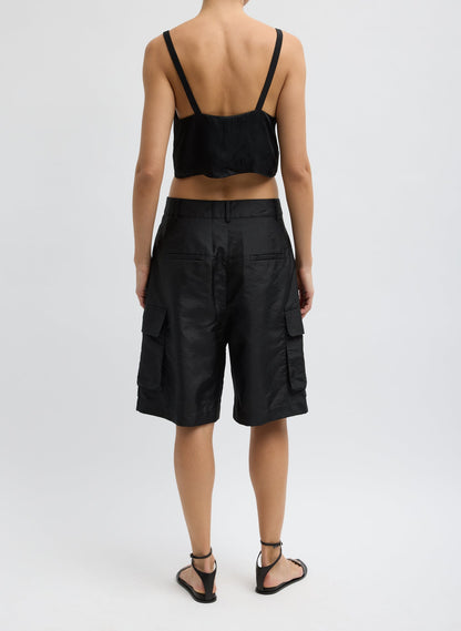 Crispy Nylon Stella Short | Tibi Value