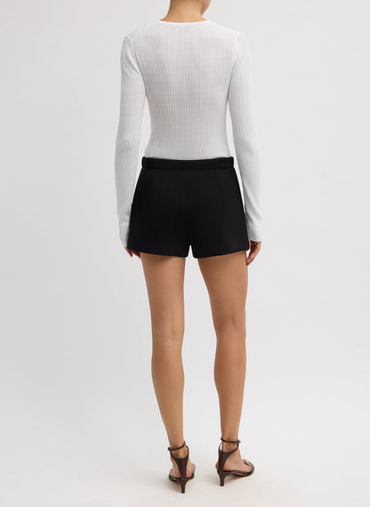 Bonded Viscose Shorts | Tibi Hot Sale