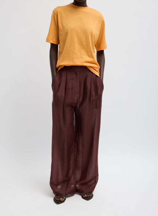 Summer Voile Stella Pant With Slit Detail | Tibi Premium
