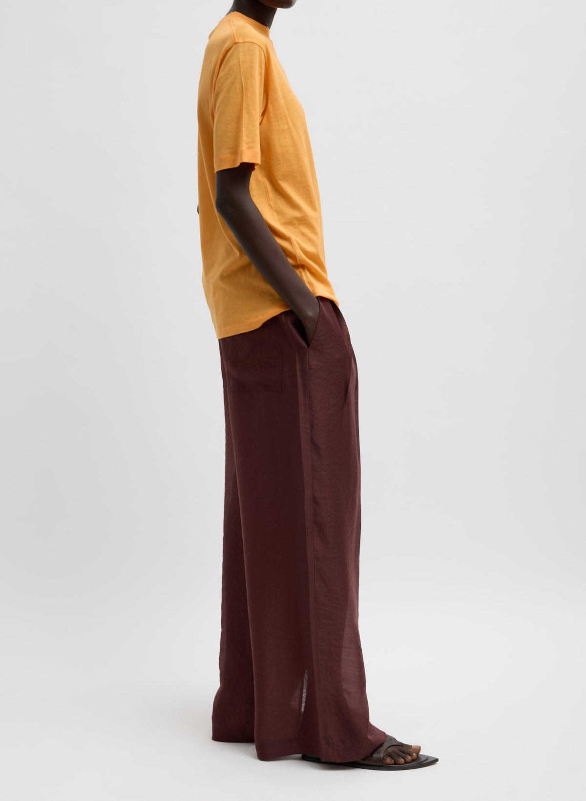 Summer Voile Stella Pant With Slit Detail | Tibi Premium