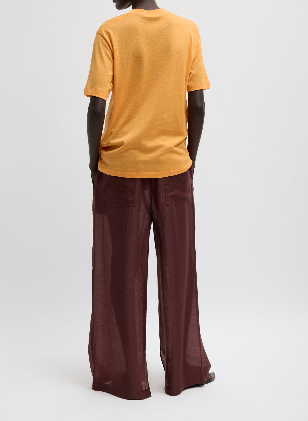 Summer Voile Stella Pant With Slit Detail | Tibi Premium