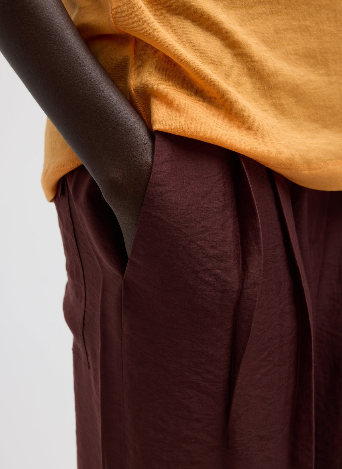Summer Voile Stella Pant With Slit Detail | Tibi Premium