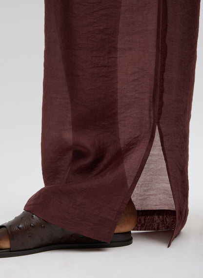 Summer Voile Stella Pant With Slit Detail | Tibi Premium