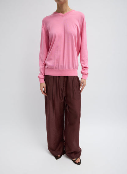 Summer Voile Stella Pant With Slit Detail | Tibi Premium