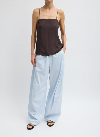 Garment Dyed Silky Cotton Winslow Pull On Pant | Tibi Exclusive
