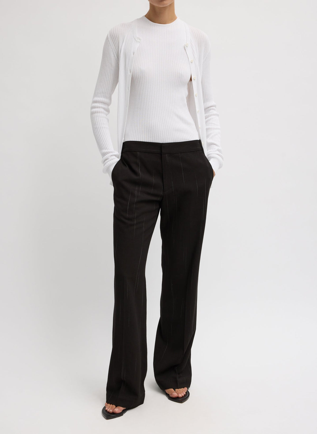 Viscose Suiting Isaac Pant | Tibi Sale
