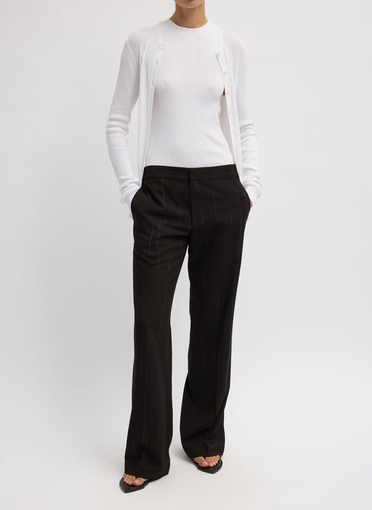 Viscose Suiting Isaac Pant | Tibi Sale