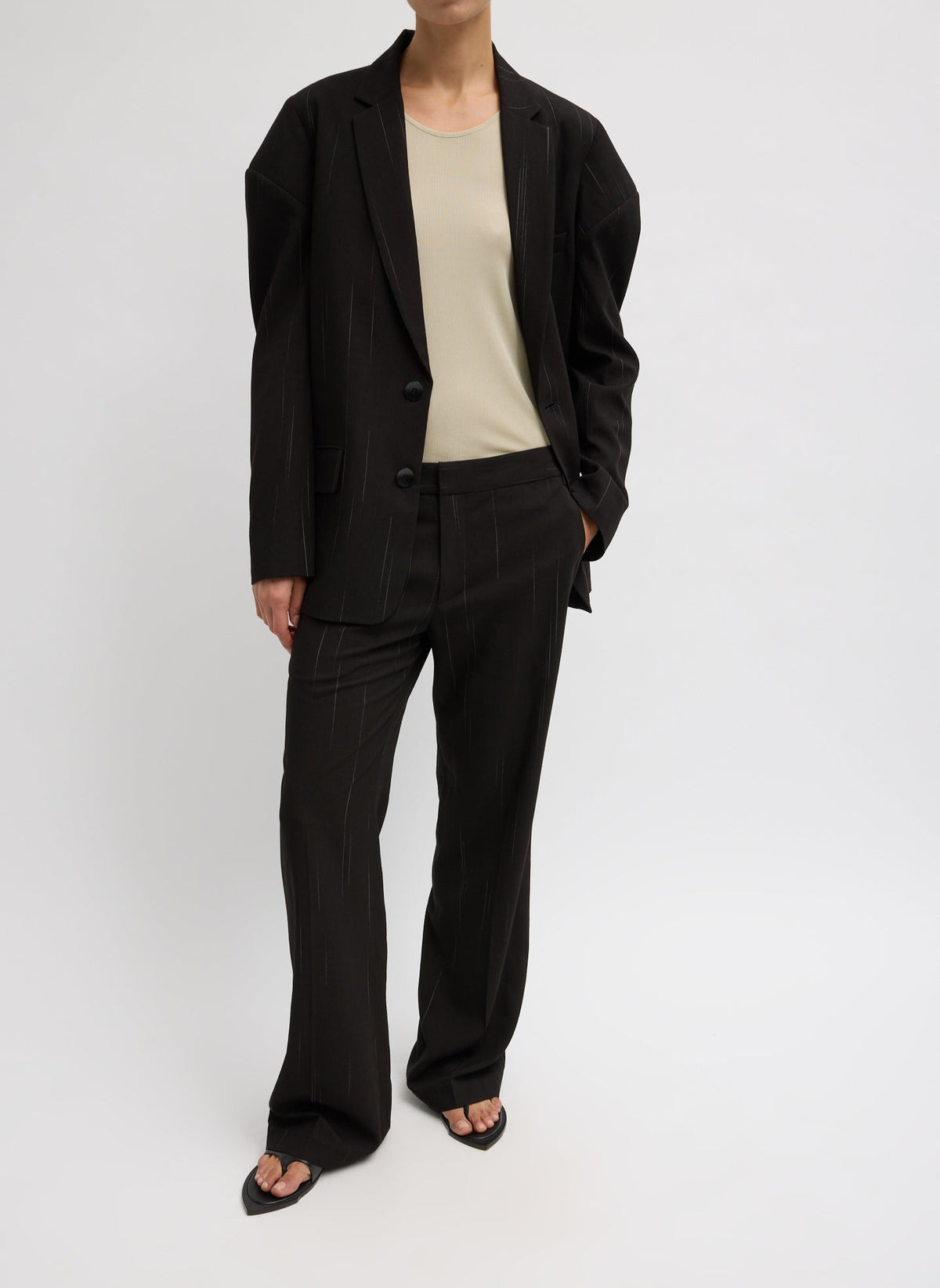 Viscose Suiting Isaac Pant | Tibi Sale
