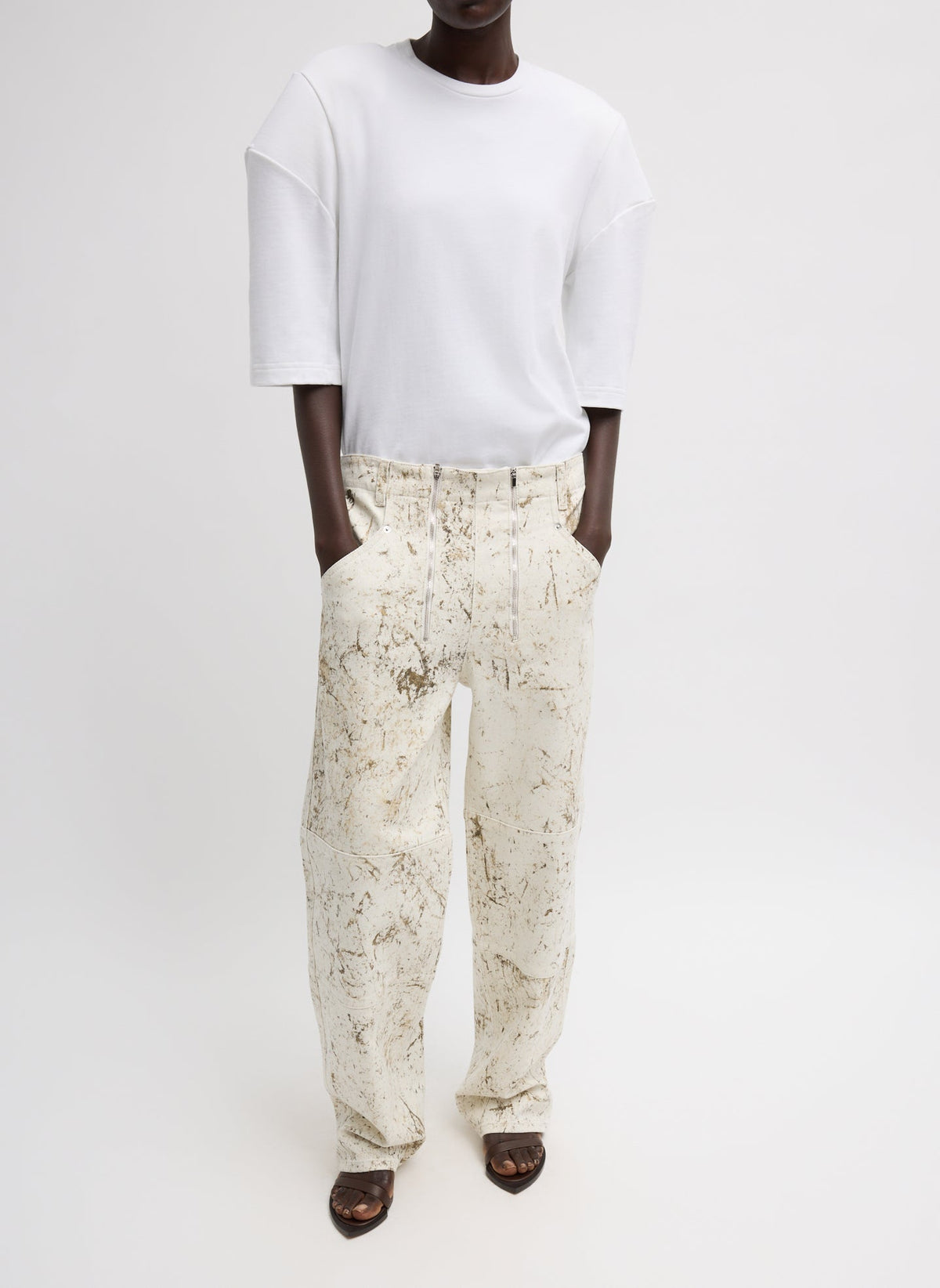 Calcimin Denim Fischer Jean | Tibi Hot Sale
