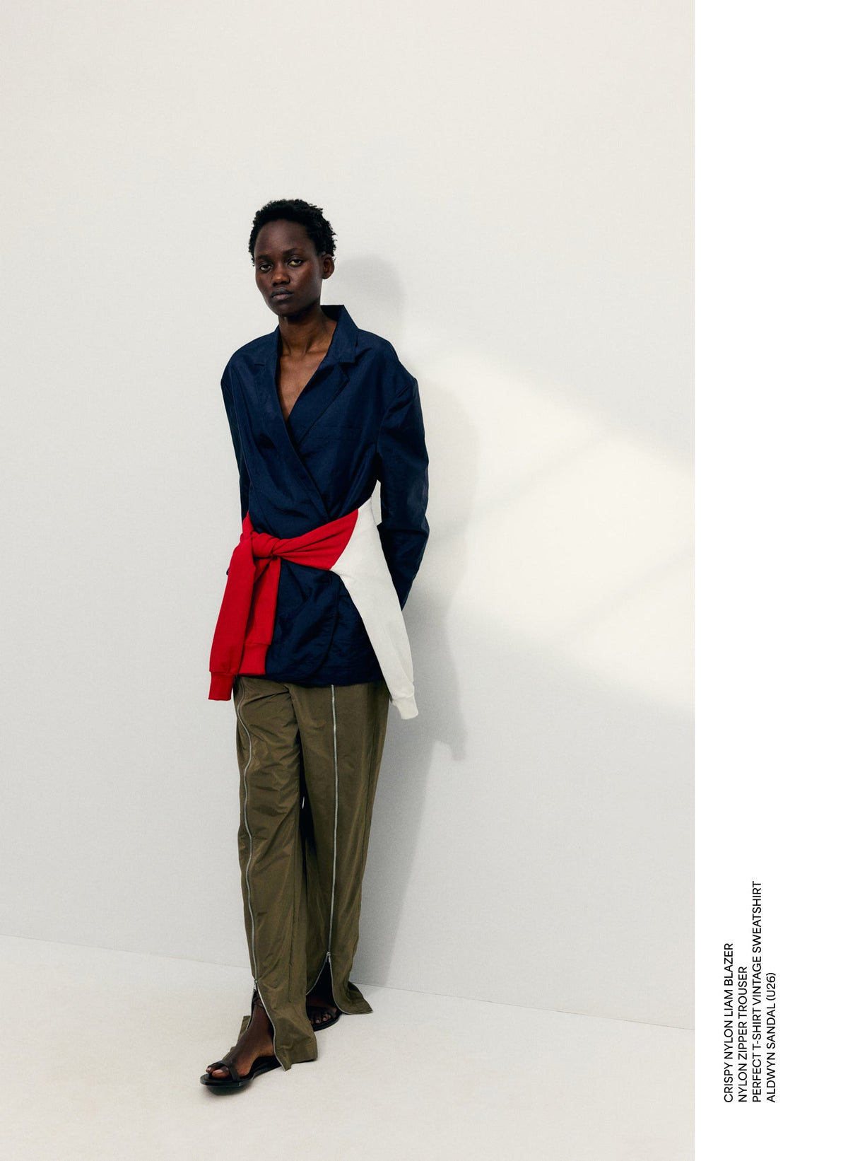 Nylon Zipper Trouser | Tibi Popular