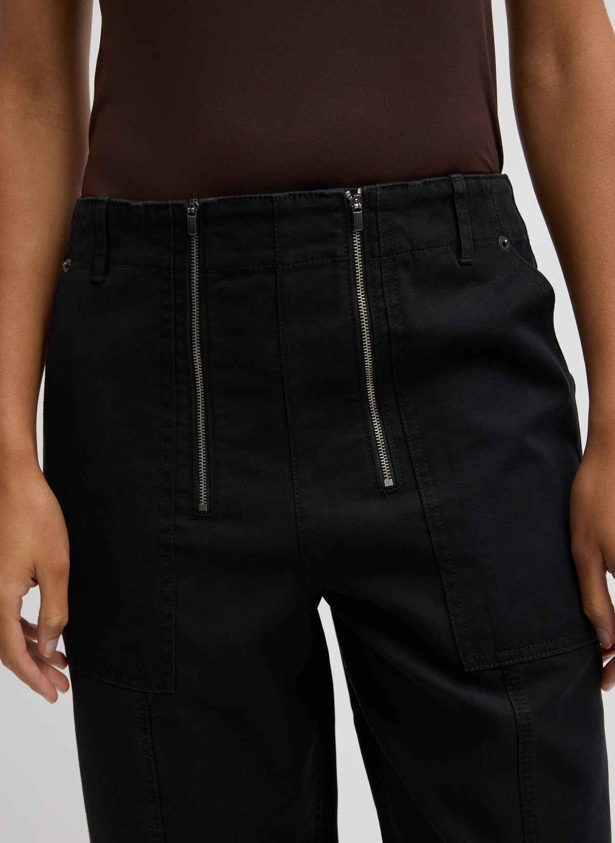 Patchwork Twill Cargo Fischer Jean | Tibi Quality