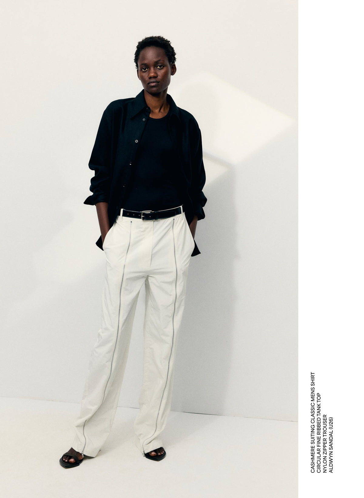 Nylon Zipper Trouser | Tibi Everyday