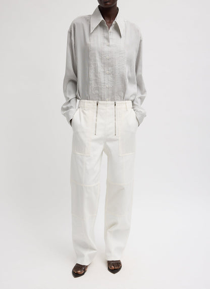 Patchwork Twill Cargo Fischer Jean | Tibi Everyday