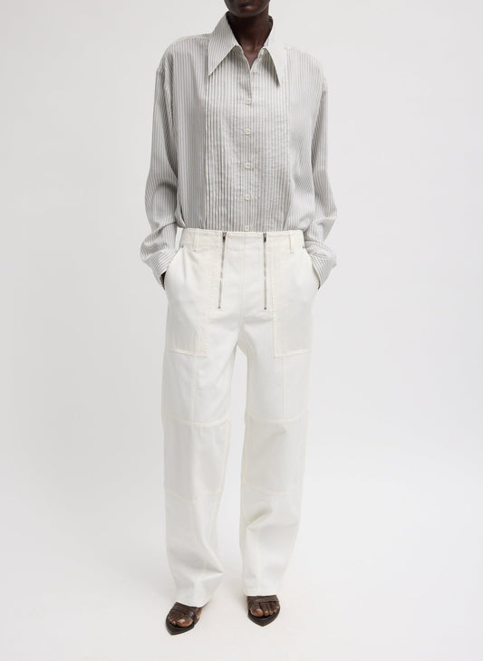 Patchwork Twill Cargo Fischer Jean | Tibi Everyday