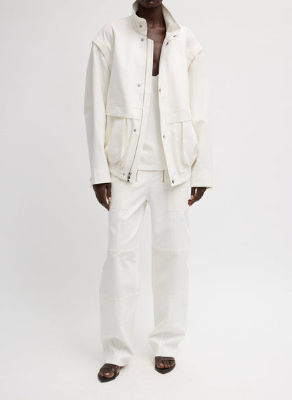 Patchwork Twill Cargo Fischer Jean | Tibi Everyday