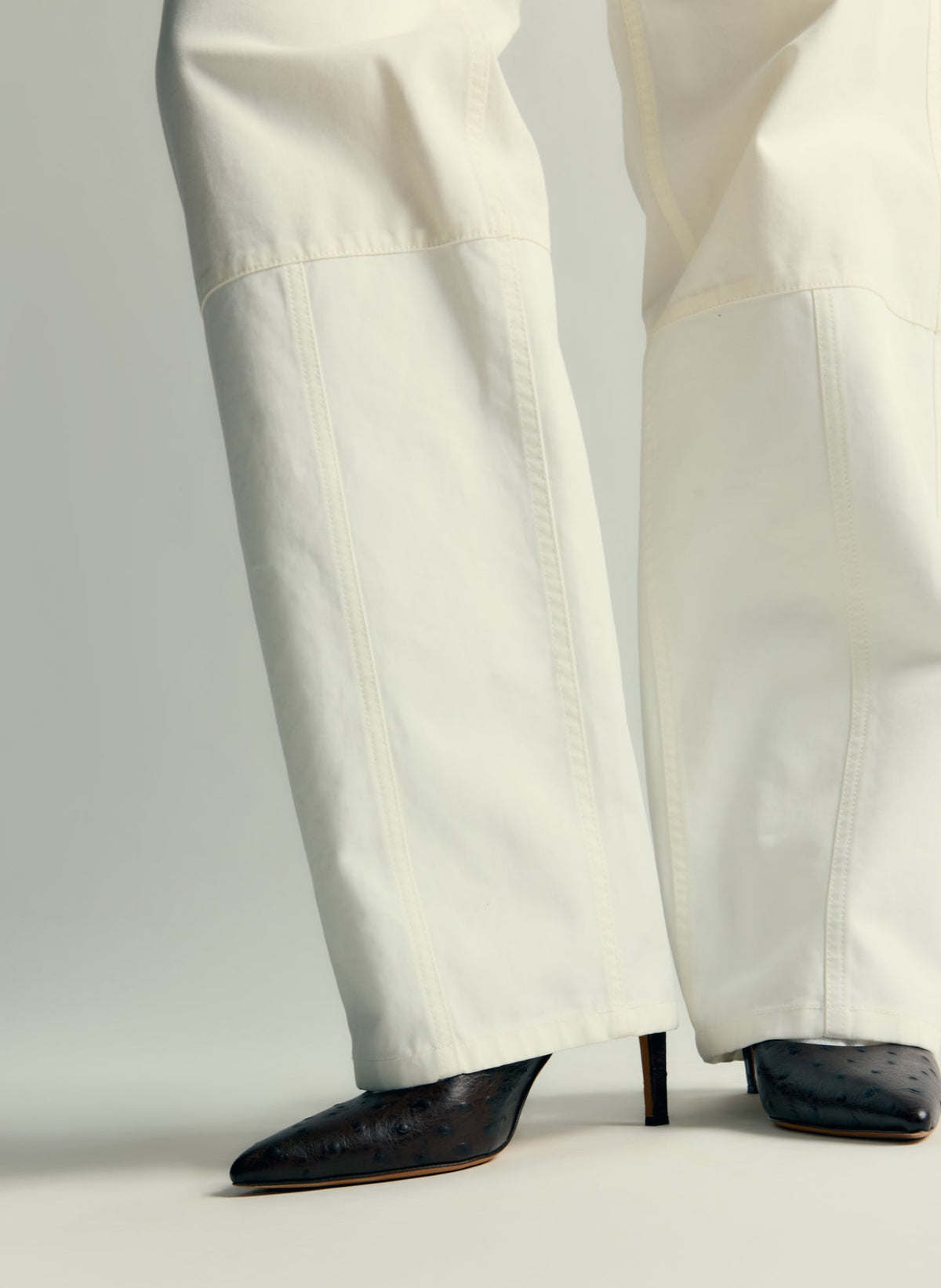 Patchwork Twill Cargo Fischer Jean | Tibi Everyday
