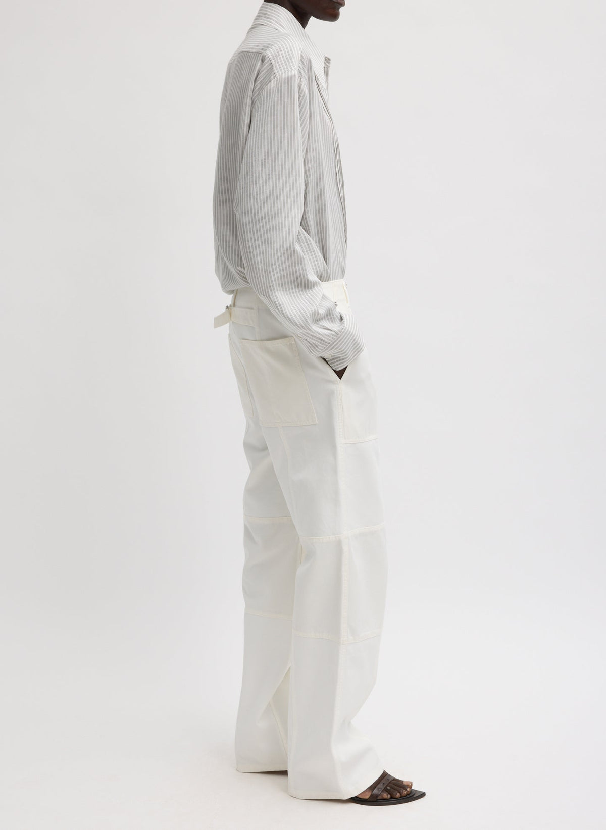 Patchwork Twill Cargo Fischer Jean | Tibi Everyday