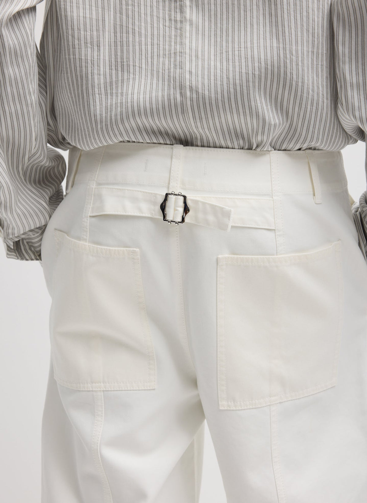 Patchwork Twill Cargo Fischer Jean | Tibi Everyday