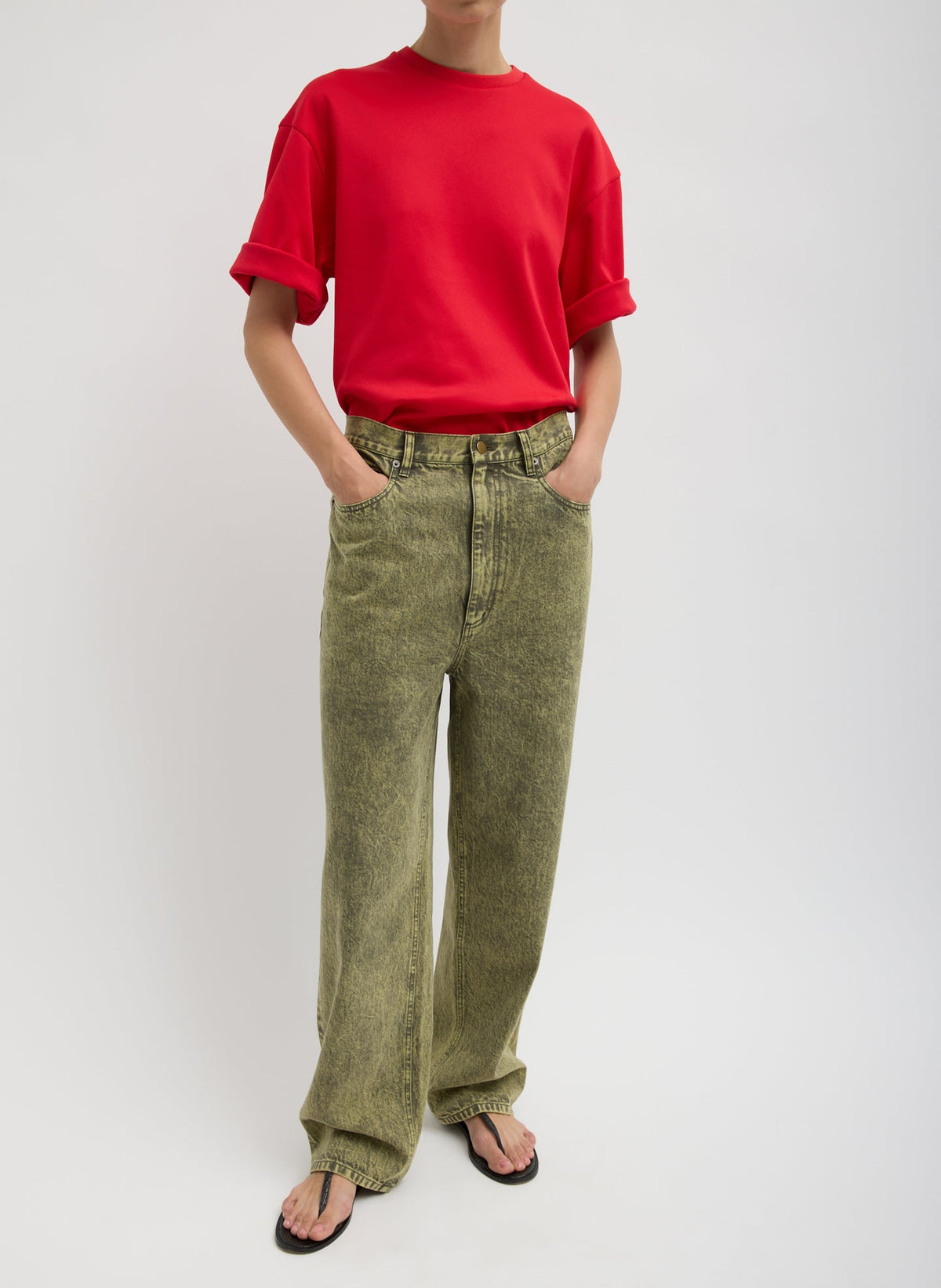 Lab Washed Denim Dennis Jean | Tibi Top Pick