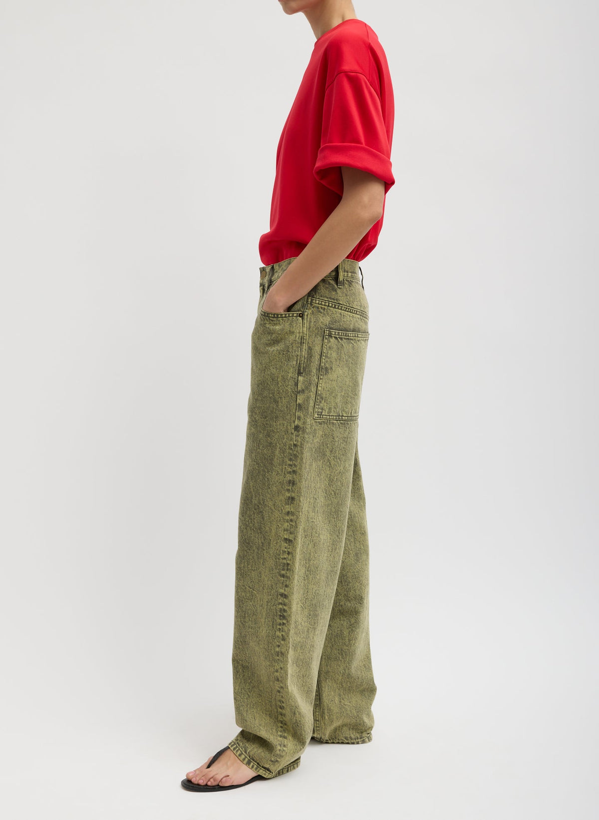 Lab Washed Denim Dennis Jean | Tibi Top Pick