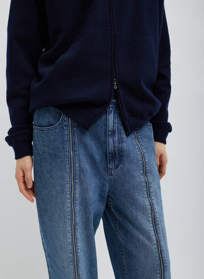 Zippered Denim Jogger | Tibi Best Price