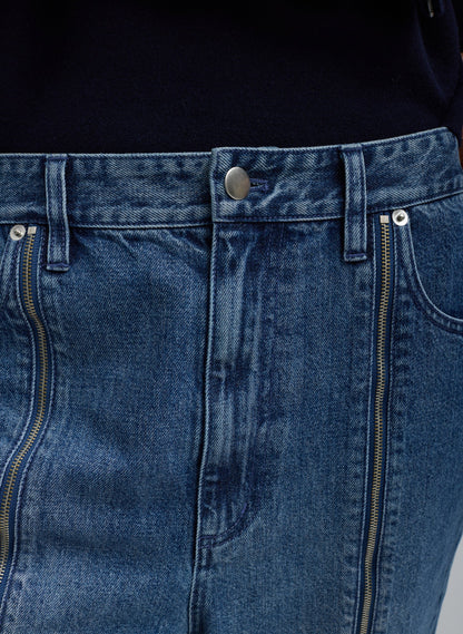 Zippered Denim Jogger | Tibi Best Price