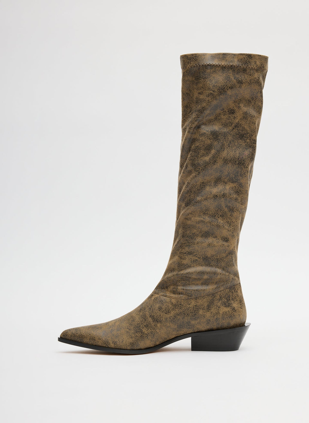 Distressed Bronson Boot - Regular Calf | Tibi Top Pick