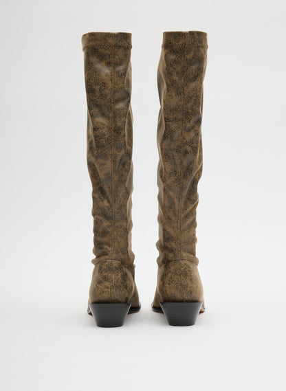 Distressed Bronson Boot - Regular Calf | Tibi Top Pick