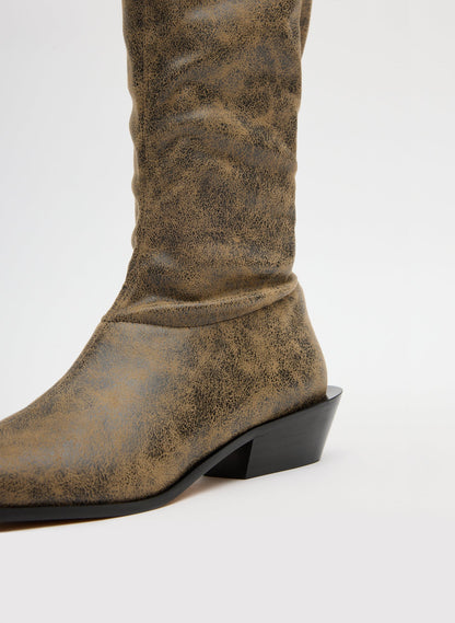 Distressed Bronson Boot - Regular Calf | Tibi Top Pick