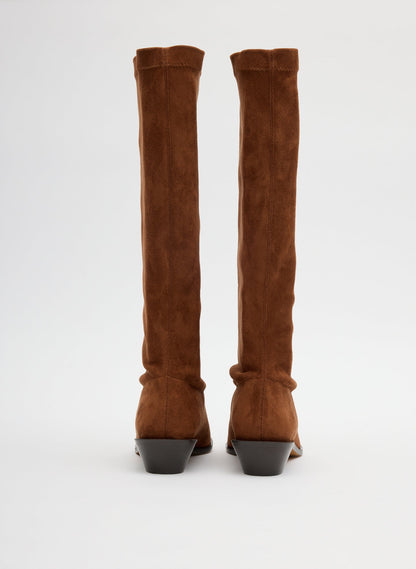 Faux Suede Bronson Boot - Regular Calf | Tibi Sale
