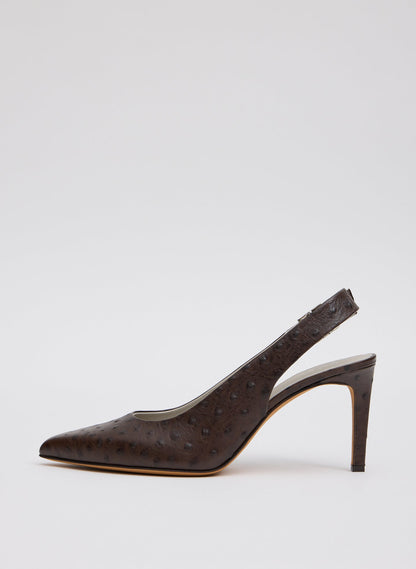 Ostrich Print Reyner Pump | Tibi Premium