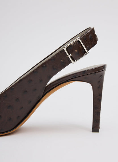 Ostrich Print Reyner Pump | Tibi Premium