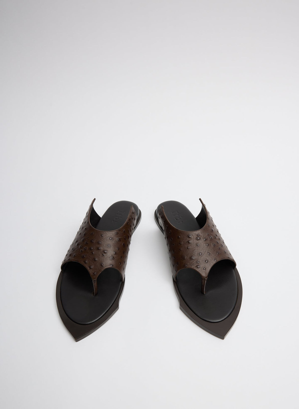 Ostrich Print Gerard Sandal | Tibi Best Price