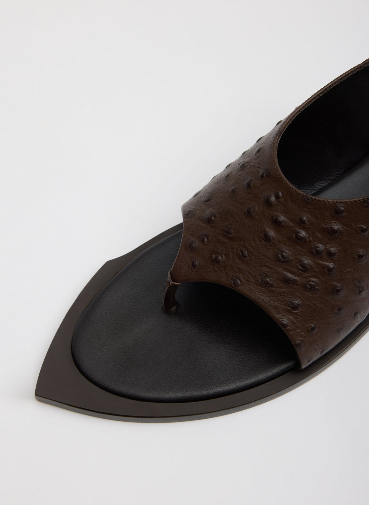 Ostrich Print Gerard Sandal | Tibi Best Price