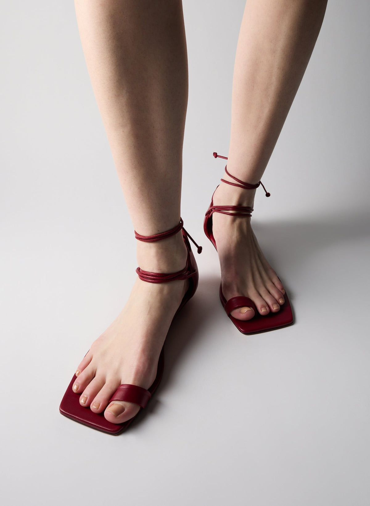 Ali Lace-Up Short Sandal | Tibi Classic