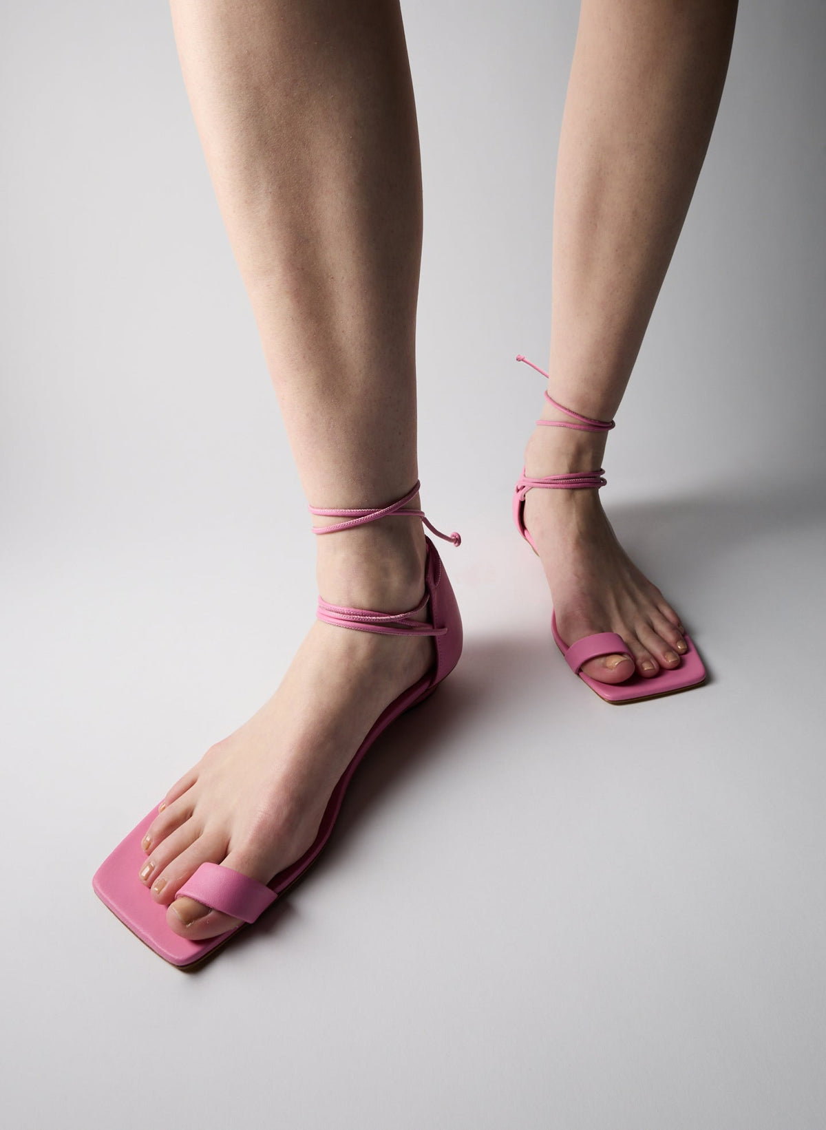 Ali Lace-Up Short Sandal | Tibi Great Value