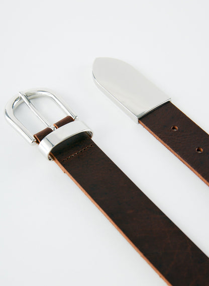 Carlos Leather Belt | Tibi Classic