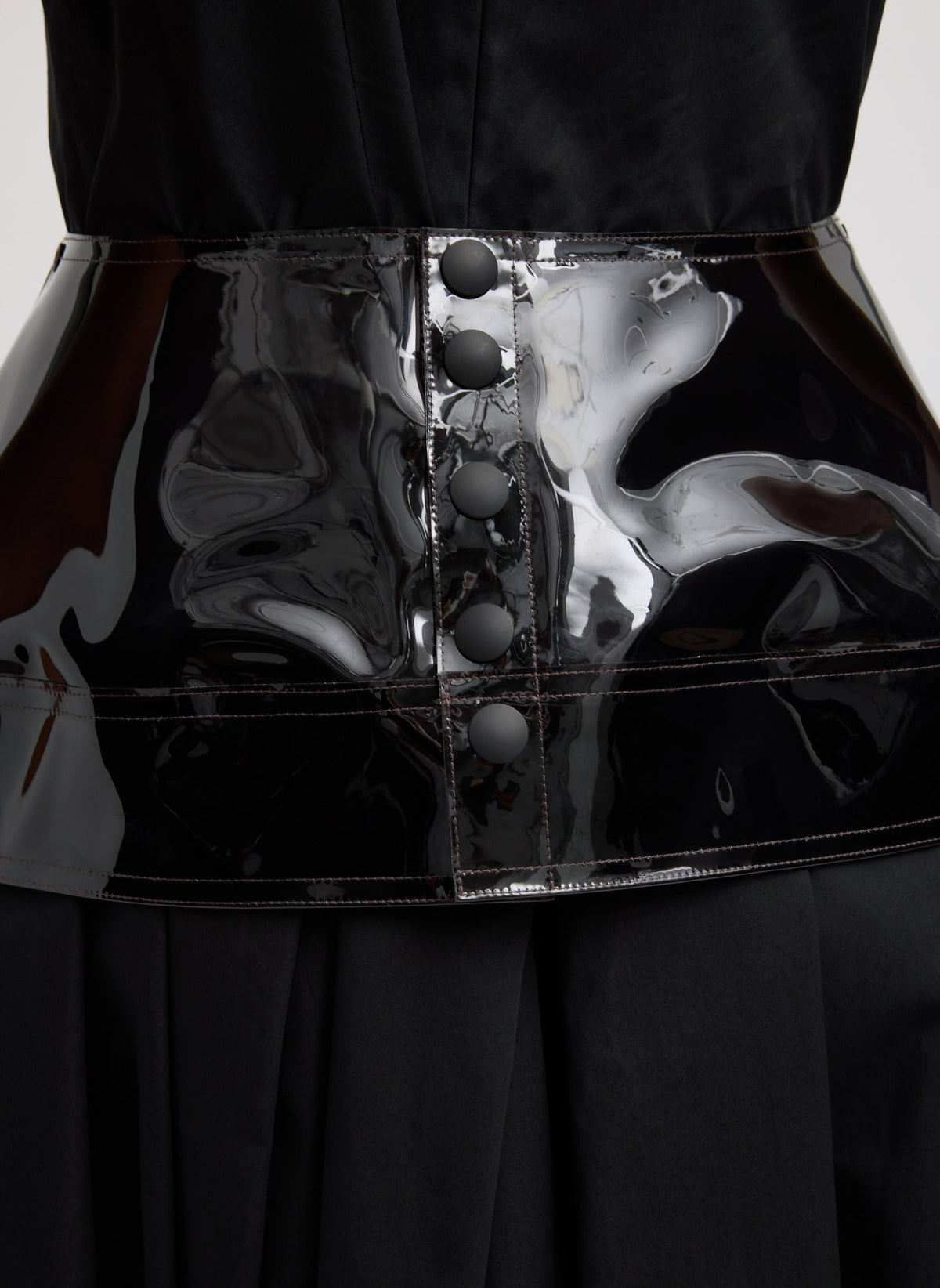 PVC Peplum Belt | Tibi Deals