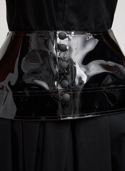 PVC Peplum Belt | Tibi Deals