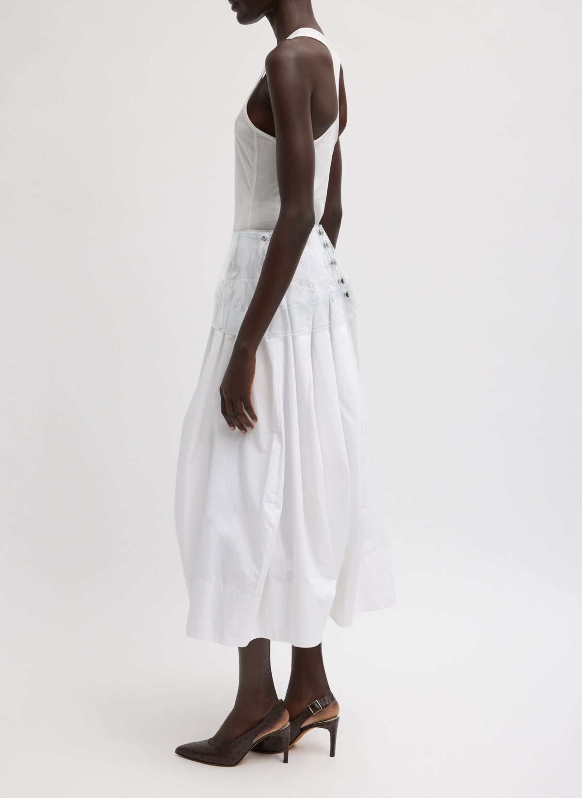 PVC Peplum Belt | Tibi Latest