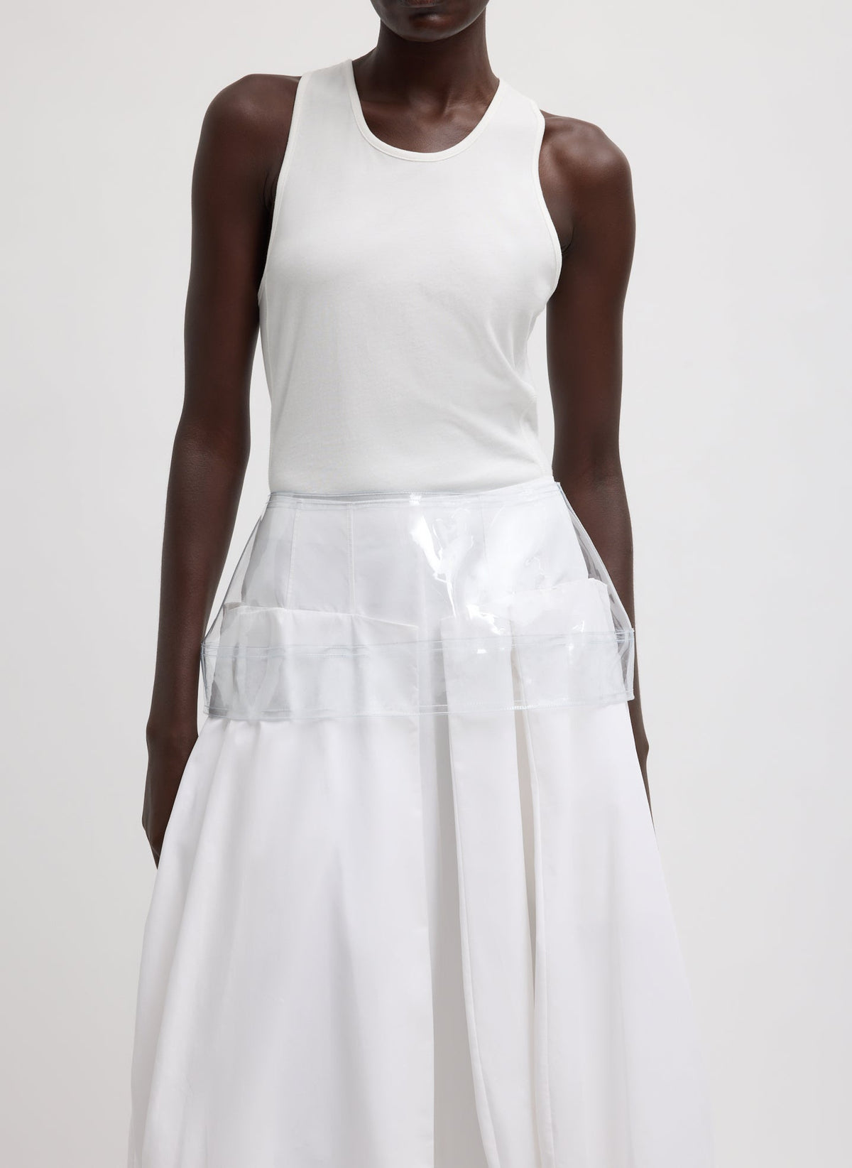PVC Peplum Belt | Tibi Latest