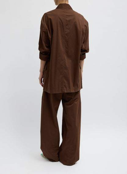 Garment Dyed Silky Cotton Liam Blazer | Tibi Signature