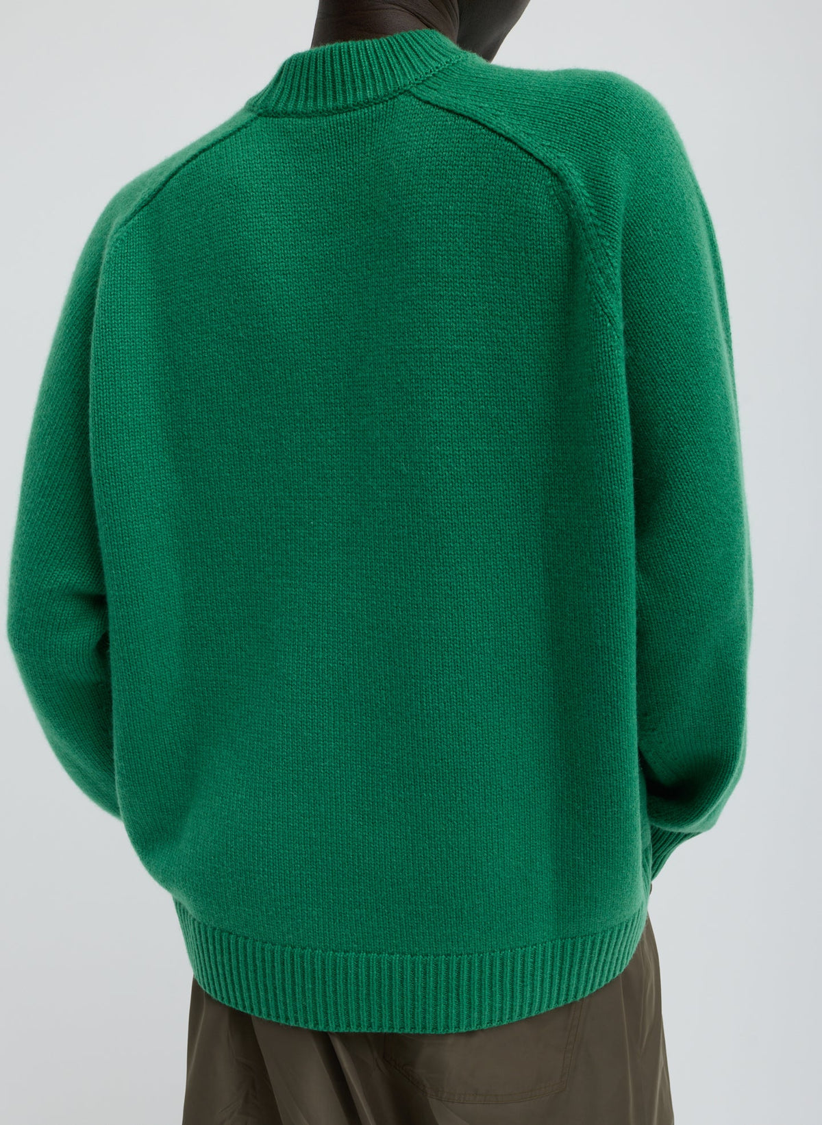 Cashmere Crewneck Oversized Pullover Sweater | Tibi Exclusive