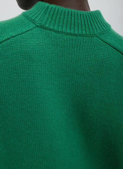 Cashmere Crewneck Oversized Pullover Sweater | Tibi Exclusive