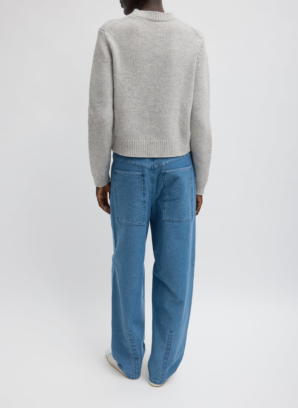 Soft Wool Ski Shrunken Sweater | Tibi Signature