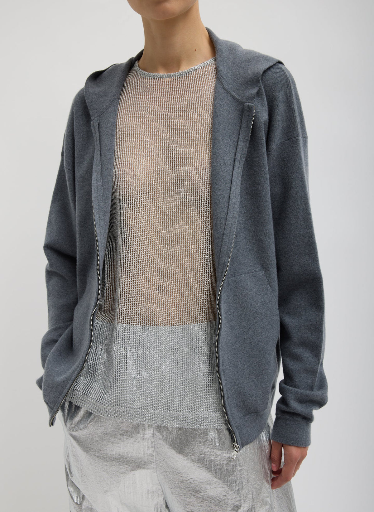 Double Faced Cashmere Hoodie | Tibi Featured