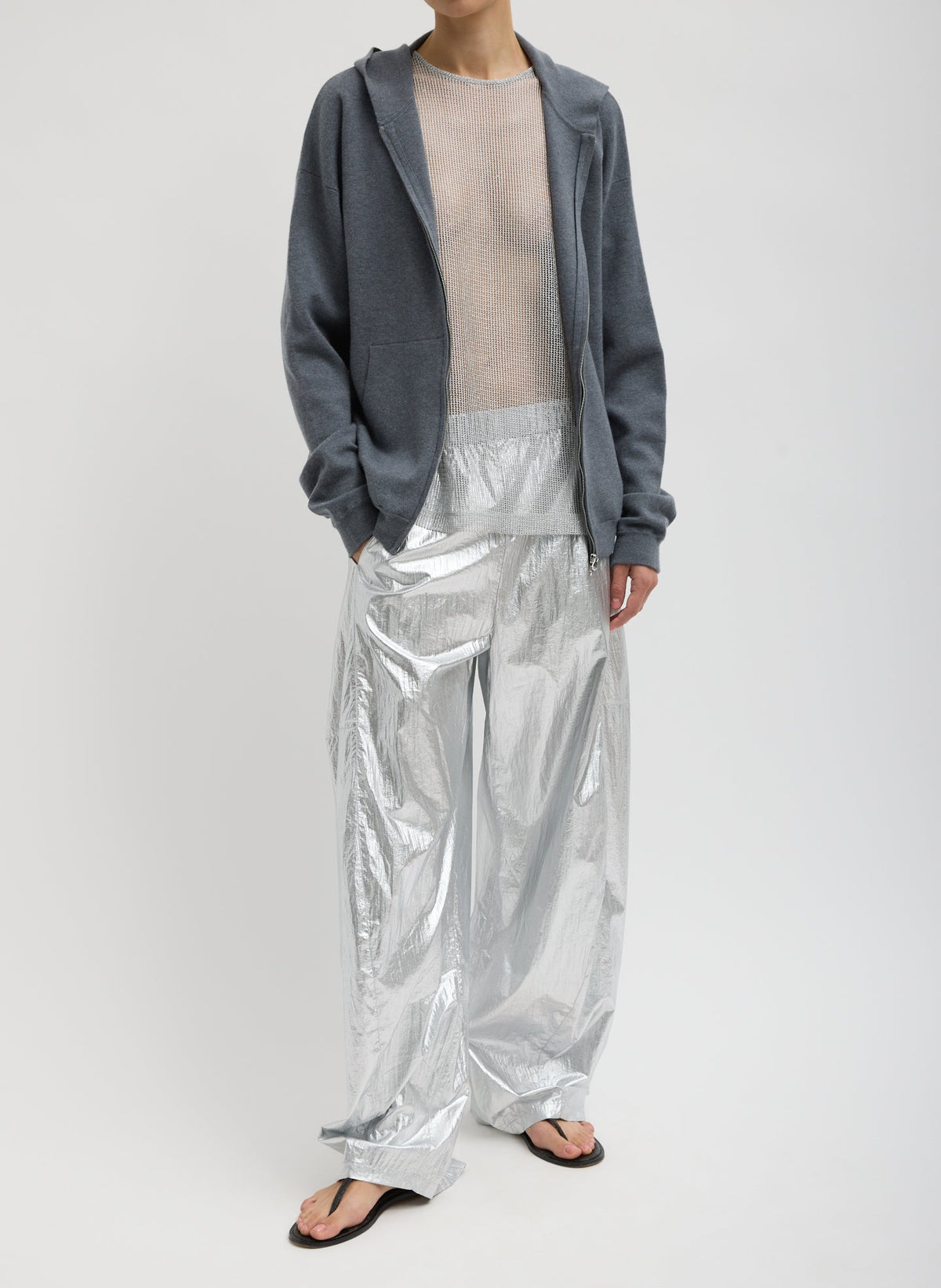 Double Faced Cashmere Hoodie | Tibi Featured