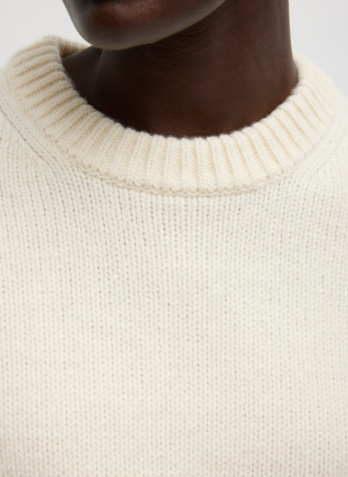 Soft Wool Ski Easy Pullover Crewneck Sweater | Tibi Value